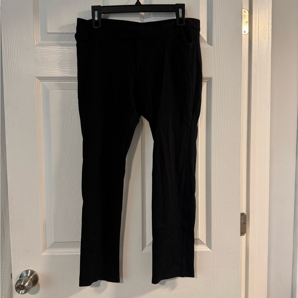 Banana Republic Italian Fabric Black Stretch Trousers